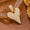 Joias Europeias e Americanas de Venda Quente Transfronteiriça, Flor de Zircônia Super Brilhante, Floco de Neve, Coração de Amor, Colar em Formato de Coruja, Corrente para Clavícula