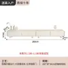 Armário de TV Branco Creme Estilo Francês com Cantos Arredondados, Conjunto de Mesas de Centro Simples Moderno, Móveis Minimalistas para Salas de Estar Pequenas