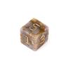Dados Poliedros de Ágata Indiana Natural Dados Numerados Esculpidos Jogo de RPG D&D Conjunto de Sete Peças Z07