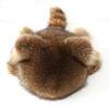 2023 gorra pequeña de protección para las orejas de mapache piel de mapache americano gorra Lei Feng overlord sombrero de paja cálido de invierno para niños y niñas
