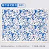 Papel de Color para Bajo Cubierta de Cerámica Jingdezhen Azul y Blanco Calcomanías Flores y Pájaros Auspiciosos Patrón Zodiacal Calcomanía para Bajo Cubierta de Alta Temperatura
