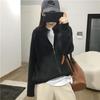 Cárdigan Suéter de Otoño e Invierno Abrigo para Mujer Suéter de Lana Top con Cuello de Béisbol Estilo Holgado Suéter de Lana Ropa Casual para Exterior Ropa de Mujer