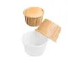 Capacillos para Cupcakes con Borde Enrollado, Vasos de Papel, Moldes para Muffins de Grado Alimenticio para Freidora de Aire y Horno, Fiesta de Cumpleaños