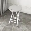 Taburete Plegable, Taburete Portátil para el Hogar para Cambiarse los Zapatos, Taburete de Mesa de Café, Silla de Mesa de Comedor, Taburete de Baño, Soporte Metálico Multifuncional de Almacenamiento en la Puerta