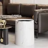 Cubo de Basura de Mármol con un Toque de Lujo Ligero de Alta Gama, Adecuado para Hoteles y Uso Doméstico, Gran Capacidad, para Dormitorio, Sala de Estar y Baño