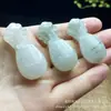 Colgante de Joyería para Orejas de Jade Verde Natural de Tianshan de Xinjiang, Colgante de Jade Lindo con Forma de Gato para Niñas, En Stock