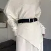 Cinturón de Nuevo Estilo, Simple y Versátil, Cinturón de Piel PU Gamuzada, Hebilla Cuadrada de Terciopelo Mate, Cinturón para Todas las Estaciones, Cinturón Accesorio para Jeans para Mujer