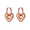 Aretes con Diseño de Nicho y Acabado de Alta Gama, Nuevo Modelo 2025, Aretes de Botón con Forma de Corazón con Diseño de Corazón, Aretes de Acero Inoxidable