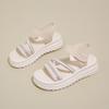 Sandalias Deportivas de Suela Gruesa con Velcro para Mujer para Verano, para Usar con Faldas, Nuevas 2025, Sandalias Romanas de Suela Suave para Mujeres Embarazadas