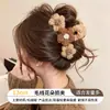 Pinza de Garra de Felpa Otoño e Invierno para Mujer Tacto de Alta Gama 2026 Nuevo Estilo para Cabello Grueso Parte Posterior de la Cabeza Pinza de Tiburón Pasador Accesorios para el Cabello