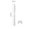 Cuchillo y Tenedor Cuchara Cubiertos de Acero Inoxidable 1010 Cuchillo y Tenedor Cuchara para Filete Estilo Occidental Cubiertos de Acero Inoxidable Cuchillo y Tenedor Cuchara Tenedor de Fruta