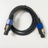 Cable de Cola Larga Cuatro Núcleos Cabeza Ohm Altavoz Profesional Línea Especial Altavoz de Escenario Línea de Audio para Amplificador de Audio