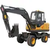 Excavadora 80 Excavadora de Ruedas Excavadora de Ingeniería 80 Máquina de Gancho Pequeño Pinza para Madera Pinza para Madera Pinza para Madera