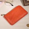 Cartera de Monedas de Nuevo Estilo Transfronteriza Porta Tarjetas para Mujer Billetera Corta de Piel Genuina Bolso de Mano Moda Lindo Mini Bolso para Mujer
