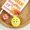 Llavero de Resina con Cuentas Hecho a Mano de Verduras y Frutas Decoración para Taza Colgante Lindo para Bolso Femenino Colgante de Moda Regalo