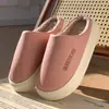 Pantuflas de Algodón para Mujer Otoño e Invierno, Uso en Interiores del Hogar, Pantuflas Cálidas de Felpa 2026, Pantuflas de Algodón Impermeables y Antideslizantes con Cubierta para el Talón