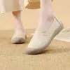 Zapatos planos sin cordones para mujer 2026 otoño suela blanda antideslizantes cómodos casuales para mujeres de mediana edad y mayores