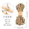 10m Corda de Cera Colorida Fita de Folha Folha de Salgueiro Rattan Feito à Mão DIY Adereços Decorativos para Headband Chapéu Folhas