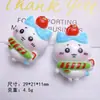 Navidad de Dibujos Animados Jiikawa Resina DIY Pegamento de Crema Funda para Teléfono Móvil Pasador Diadema Flor para Zapatos Imán para Refrigerador Joyería
