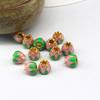 Gotejamento Gradiente Lotus Bead Bead diy Pulseira Jóias Lotus Acessórios Estilo Étnico Chaveiro Acessórios di