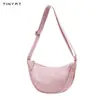 Modelo Nuevo 2026 Bolso Morado Tipo Dumpling para Mujer, Bolso de Hombro Ligero Simple y Versátil, Bolso de Axila, Resistente al Agua y a las Manchas
