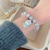 Pulsera de Cuentas de Colores de Dopamina Infantil Linda Arcoíris Estrellas Pulsera Diseño Nicho Pulsera Sensación Fresca Verano