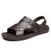 Sandalias Antideslizantes para Hombre Verano Nuevas Calzado de Exterior Suela Gruesa Impermeables Zapatos de Playa para Hombre de Mediana Edad Uso Dual para Conducir Pantuflas para Hombre