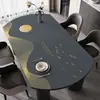 Jogo Americano Oval para Mesa de Jantar, Impermeável, À Prova de Óleo, Não Lavável, Luxo Leve, Toalha de Mesa de Alta Qualidade, Toalha de Mesa Redonda Dobrável, Jogo Americano