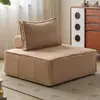 Sofá para apartamentos pequeños y casas de alquiler, cubo de sofá perezoso de tejido técnico lavable, sofá cuadrado de suelo para sala de estar y ocio