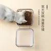Tigela para Gato de Ferro Forjado, Antiviro, Tigela Dupla Integrada, Boca Inclinada, Tigela para Pet de Perna Alta, Fornecedor Transfronteiriço de Suprimentos para Pets, Tigela para Cachorro