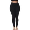 Calça Legging Feminina Plus Size Respirável de Cintura Alta Alta Elasticidade para Uso Externo Slim-Fit Calça de Yoga Esportiva