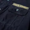 Chaqueta Camisa de Manga Larga de Negocios Holgada Talla Grande Estilo Nuevo Primavera y Otoño Chaqueta para Hombre Cuello Alto Ropa para Hombre