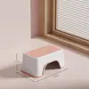 Banquito Infantil, Reposapiés para Baño, Taburete Pequeño, Reposapiés Espeso para Bebé, Reposapiés, Taburete para Inodoro, Diseño Sencillo, Especialmente Diseñado