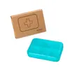 Caja pequeña de 6 compartimentos para medicinas de plástico PP, caja de clasificación de regalos para medicinas, caja de almacenamiento de joyas, embalaje de cartón, se puede imprimir logotipo