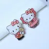 Lindo pasador lateral de dibujos animados para niños, pinza de pico de pato Hello Kitty para niñas pequeñas, pasador femenino