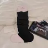 Polainas finas de lana para mujer, color liso, estilo otoño, efecto adelgazante, inspiradas en el ballet, con bordes enrollados, perfectas con mocasines, calcetines hasta la pantorrilla