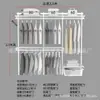 Armario metálico modular 1.1-2.5 m de ancho perchero abierto apartamento pequeño perchas dormitorio columna AA almacenamiento