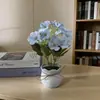 Planta Artificial Mini em Vaso Flor Begônia 25 Peças Artesanal Transfronteiriço Decoração de Planta Verde Bonsai Adereço para Fotografia de Casamento