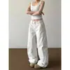 Jeans oscuros de primavera y otoño transfronterizos para hombre, marca de moda, jeans holgados de corte recto línea A, pantalones de pierna ancha de moda de alta calle americana