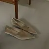 Primeiro Encontro: Sapatilhas Chiques de Bico Fino Estilo Francês, Nova Coleção Outono 2026, Sapatos para o Dia a Dia para Mulheres, Sapatos Simples de Vovó