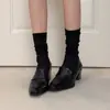 Temporada de Primer Encuentro~Estilo retro británico, casual y moderno, mocasines fáciles de usar para ir al trabajo, planos cómodos versátiles para mujer con punta profunda