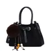 Bolso tipo cubo retro popular de este año para mujer, nueva llegada Otoño 2026, bloques de color, simple, bolso de un hombro, para ir al trabajo, bolso cruzado