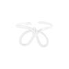 Anillo abierto de plata de ley S925 con forma de corazón, estilo coreano INS, diseño de lujo, versátil y ligero, para mujer