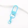 Llavero Popular Giratorio de Colores con Cierre de Resorte Hebilla para Puerta Hebilla Colgante Pintada Colgante para Bolso Accesorios de Joyería DIY