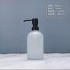 Comercio exterior botella de gel antibacterial botella de gel antibacterial de sentido avanzado vidrio 500ml botella vacía champú gel de ducha embotellado