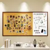 Quadro Branco, Quadro Negro, Quadro de Feltro Combinado, Parede de Fotos Estilo Ins, Quadro de Mensagens, Quadro de Cortiça para Uso Doméstico, Adesivos de Parede Decorativos, Quadro de Exibição