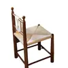 Sillas de Comedor de Segunda Mano para Uso Doméstico, Mesa y Sillas de Comedor de Madera Maciza, Silla Tejida con Respaldo, Sensación de Lujo Ligero y Gama Alta, Mesa y Sillas de Comedor para Comedor