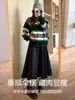 Saia de Maternidade Outono 2026 Novo Estilo Petite Comprimento Médio Reta Cintura Alta Suporte para Barriga Saia Longa Evasê Roupa de Outono