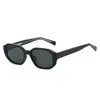 Gafas de sol poligonales nuevas transfronterizas 2026, cuadradas simples europeas y americanas, de propionato con inserción de pines, gafas de sol lisas de comercio exterior