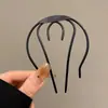 Artefato de Prancha de Cabelo Preguiçoso Pente de Cabeça Esférica Grampo de Cabelo em Forma de U Acessório de Cabeça Placa Traseira de Cabeça Grampo de Cabelo Pente de Cabelo com Sensação Avançada Grampo de Cabelo